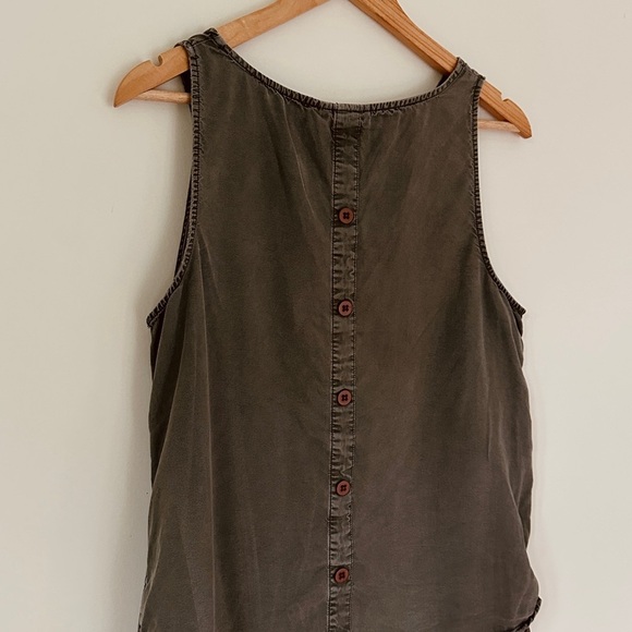 Universal thread tank top - dark khaki  green - L - Picture 4 of 7